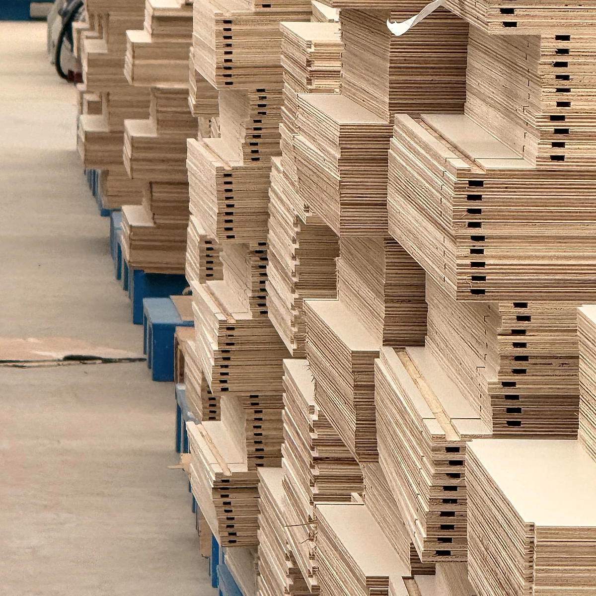 Custom industrial wood components